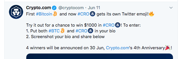 CRO Twitter emoji