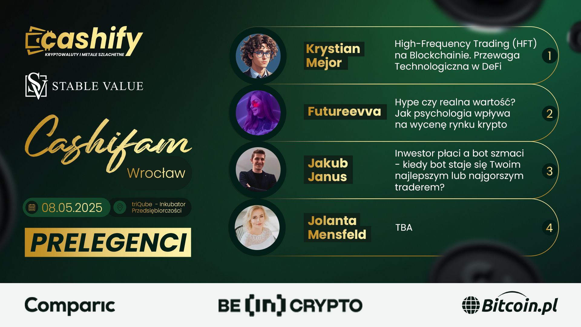 Nowe spojrzenie na inwestowanie w krypto –  meetup we Wrocławiu 8 maja!