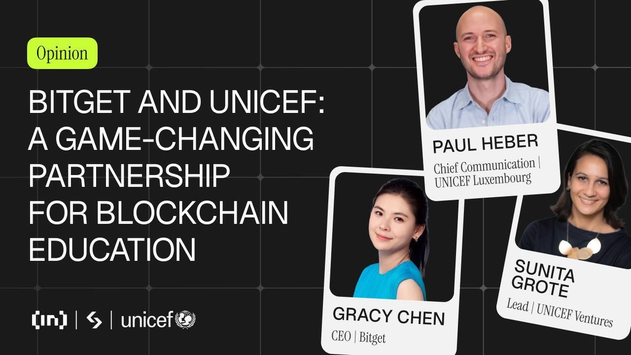 Bitget og UNICEF: Et banebrydende partnerskab for blockchain-uddannelse