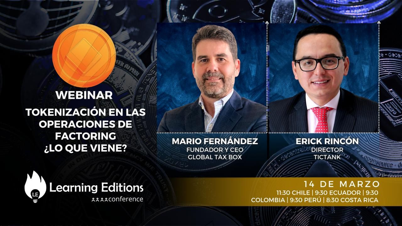 Webinar: Tokenización en las operaciones de factoring ¿Lo que viene?