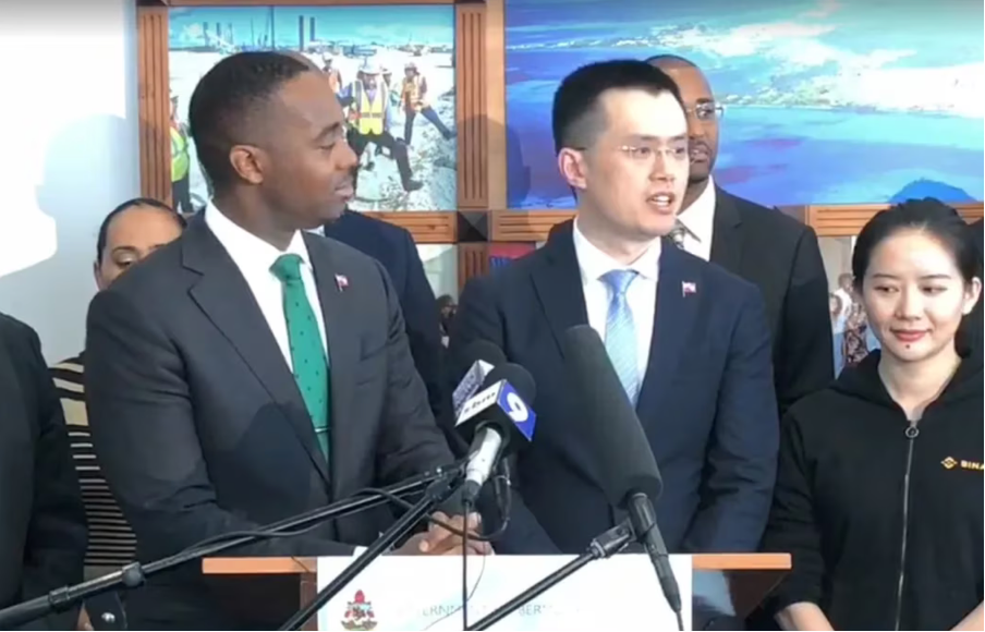 Bermuda signed a Memorandum of Understanding with Binance Source: Bernews