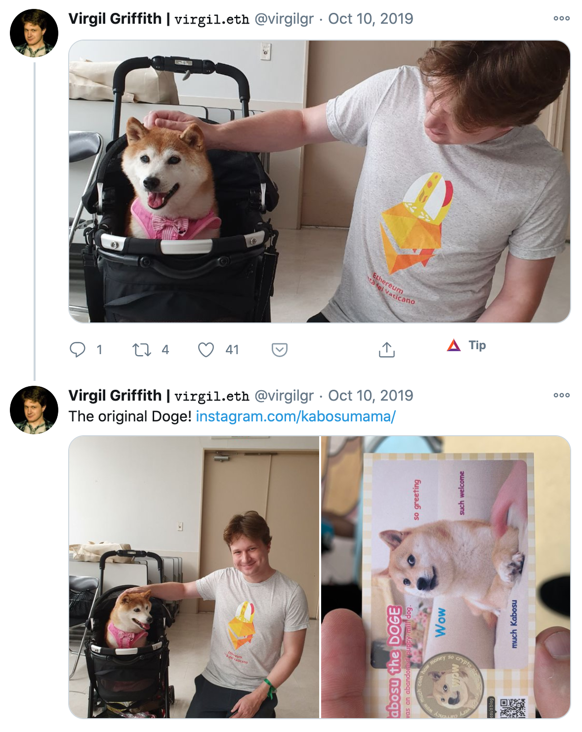 Tuit Virgil Griffith