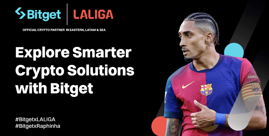 Bitget Unveils New Ad Featuring FC Barcelona Star Raphinha to Champion Smarter Crypto Solutions