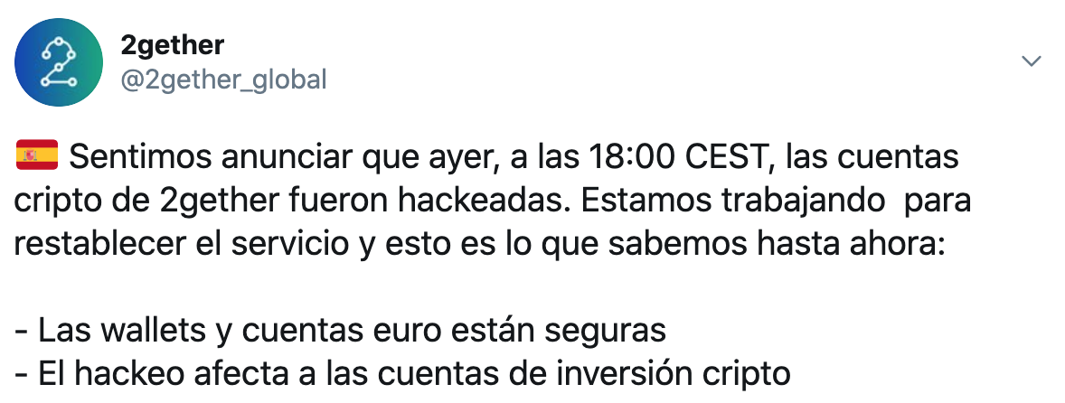 Tuit 2gether hack cuentas inversion