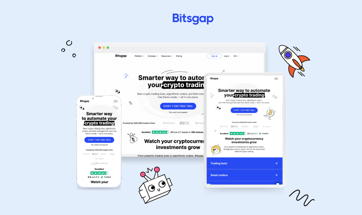 Bitsgap’s Exclusive DCA Bot and New Website Open Broader Horizons