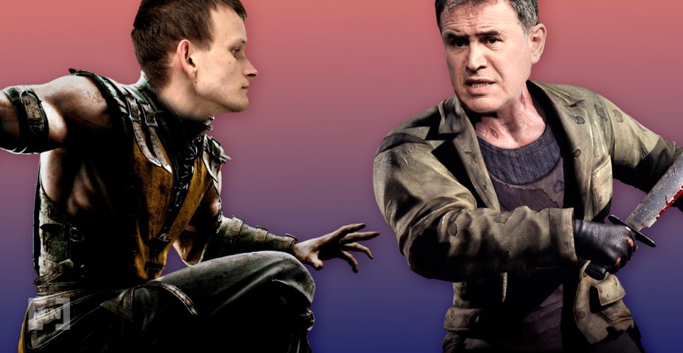 Buterin Vs. Roubini: The Debate Over the Future of Blockchain Rages On
