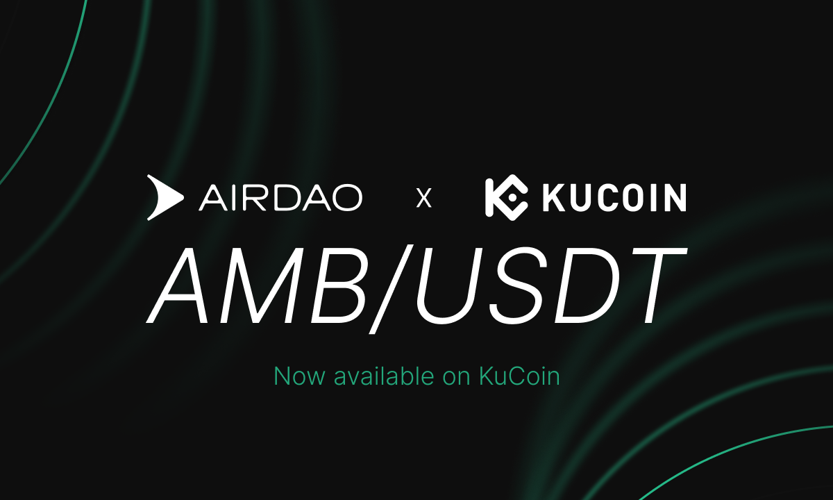 KuCoin Lists AirDAO’s $AMB Token With a $USDT Pair
