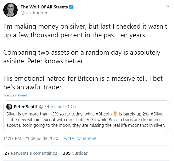 Resposta de Scott Melker a Schiff