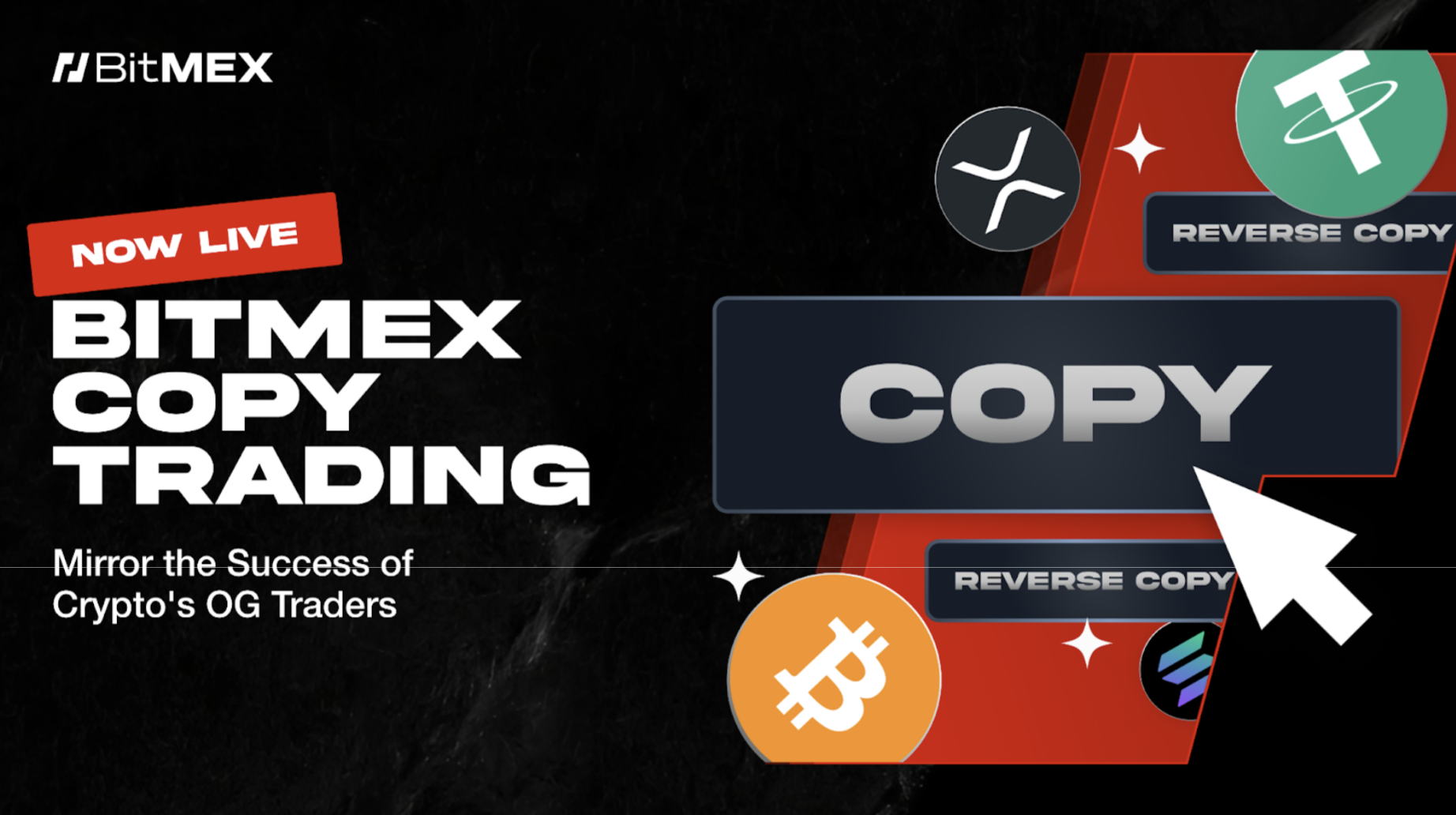 BitMEX представляет новый инструмент: копитрейдинг, включая революционную возможность обратного копирования сделок