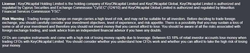 key on capital terms