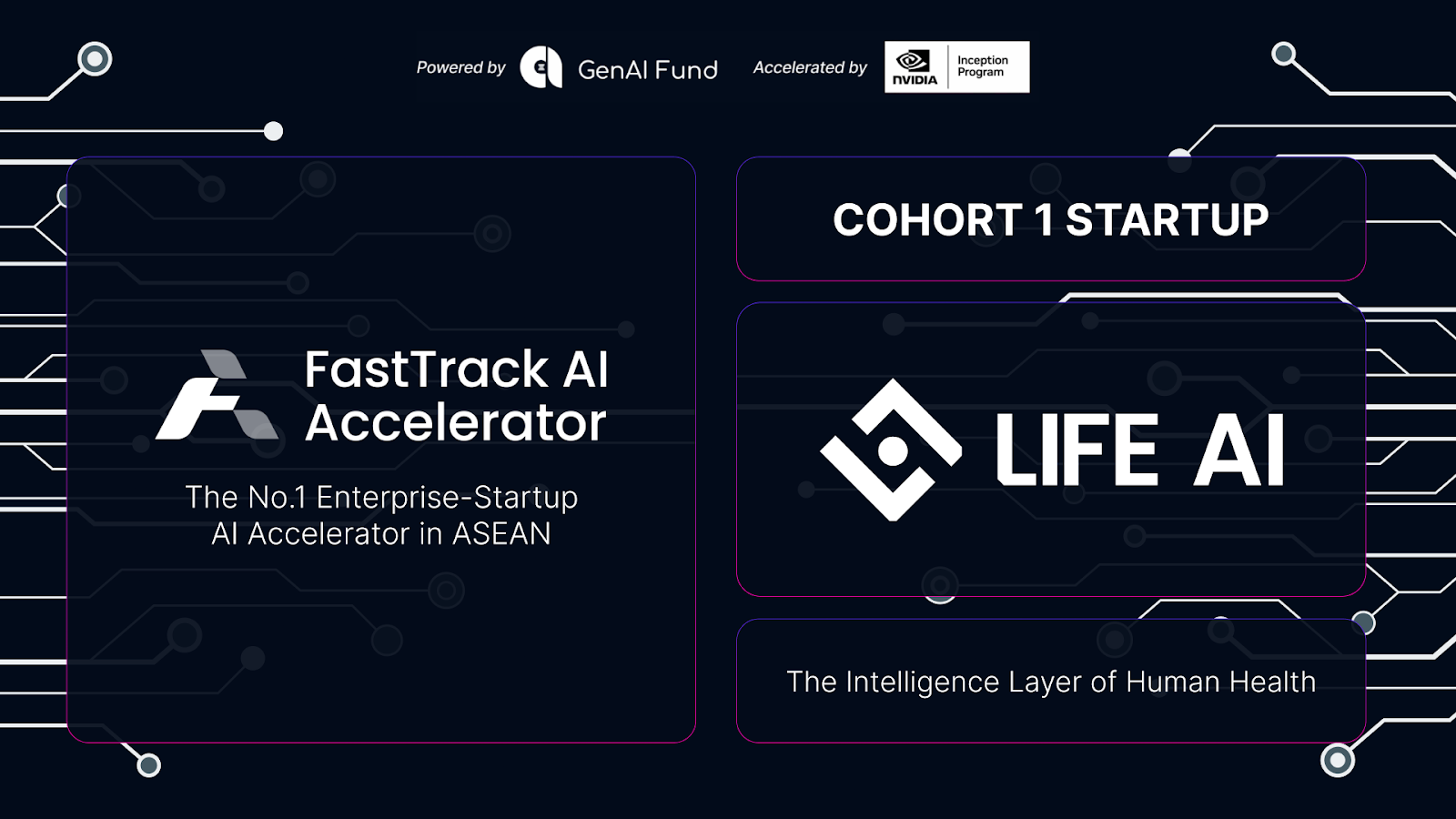 LIFE AI aderisce al primo acceleratore FastTrack AI supportato dal GenAI Fund e dal programma NVIDIA Inception