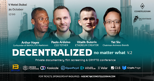 Премьера! Decentralized no matter what film V2 в Дубае