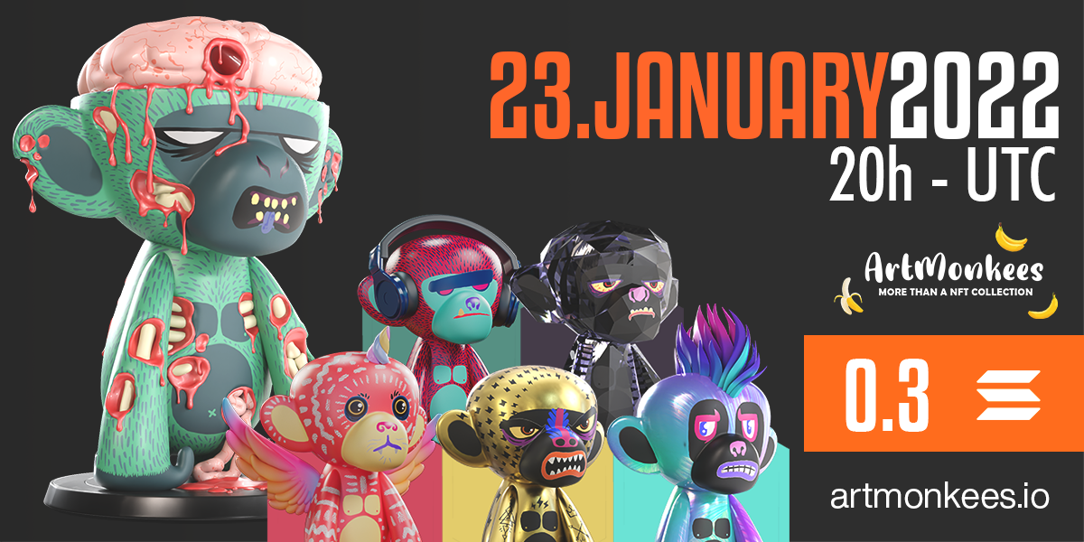 ArtMonkees: The Obtainable NFT Collection Bringing Artwork to Life