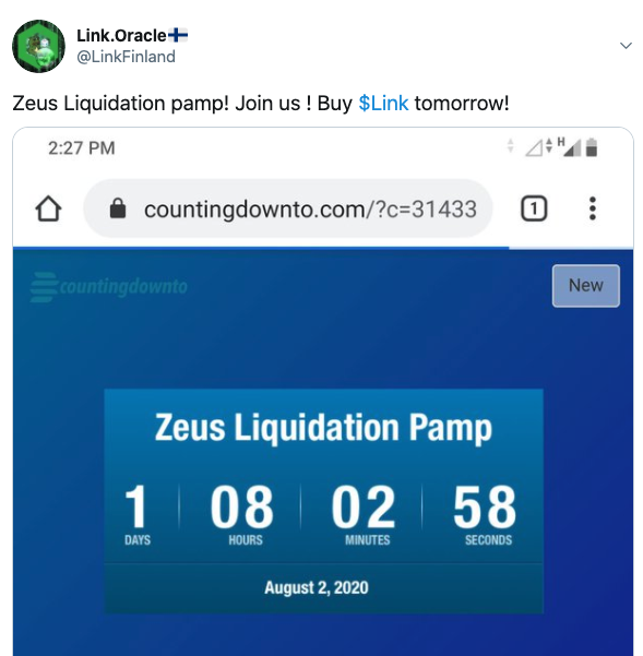 Tuit LINK marines corto