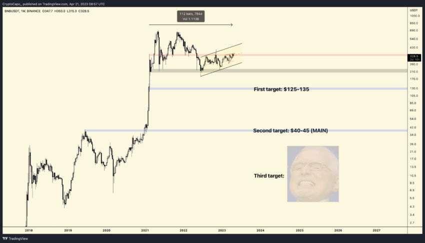 Znienawidzony trader i jego prognoza BNB