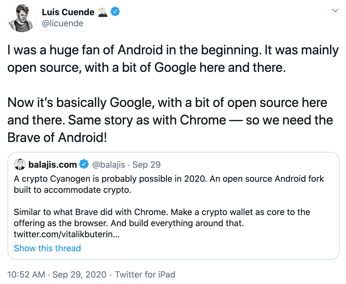 Tuit Luis Cuende Android