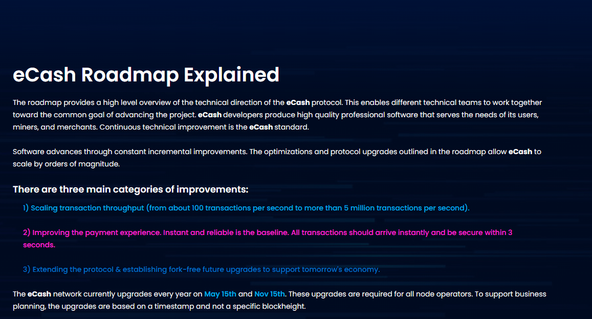 Thông báo từ e.cash. Nguồn: e.cash