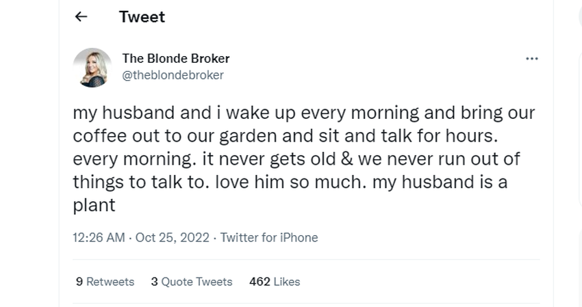 Krypto blondynka nie jest singielką