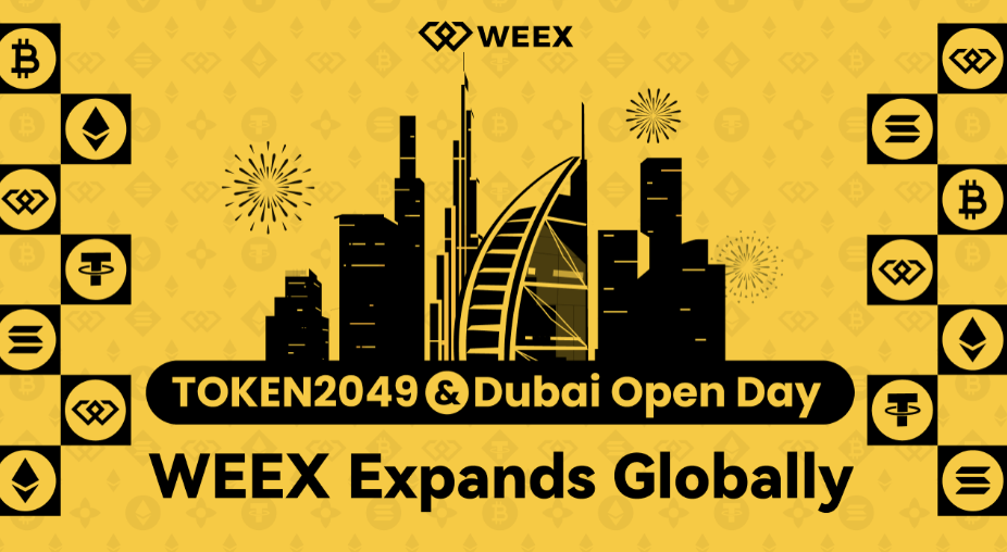 WEEX Shines at TOKEN2049, Launches Dubai Studio to Accelerate Global Expansion