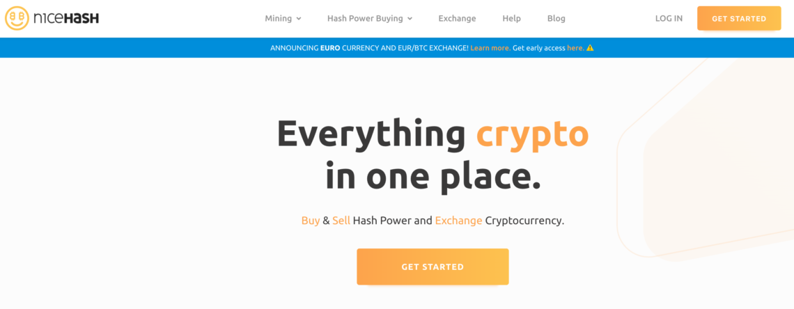 NiceHash Website