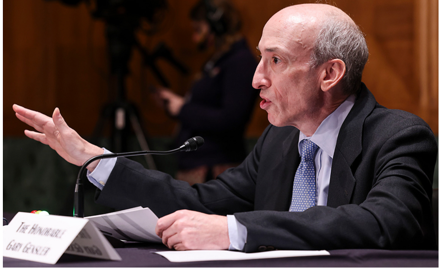 Securities and Exchange Commission Chair Gary Gensler testifying in front of Congress Source: YouTube