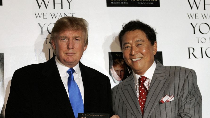 Robert Kiyosaki y Trump