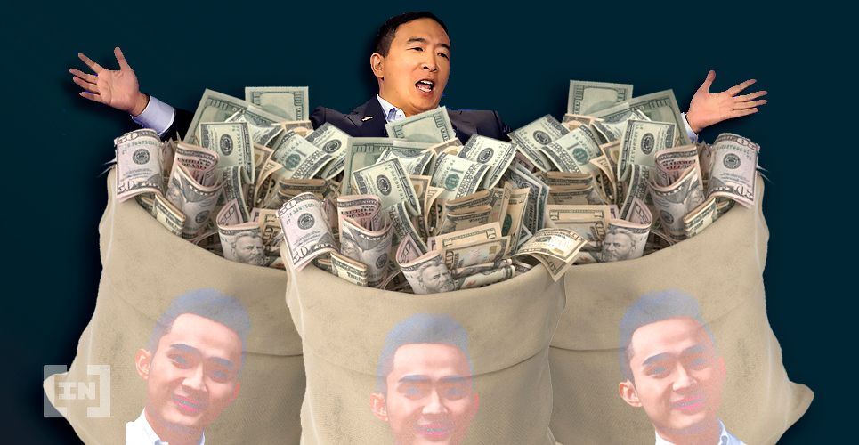 TRON Founder Backs US Presidential Candidate With Matching UBI Pledge