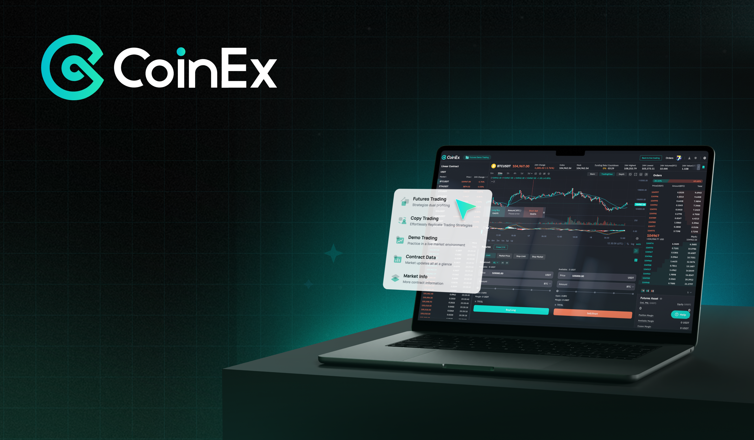 أهم أدوات استغلال صعود العملات الرقمية مع عقود CoinEx الآجلة: التداول الخطي والعكسي ونسخ التداول
