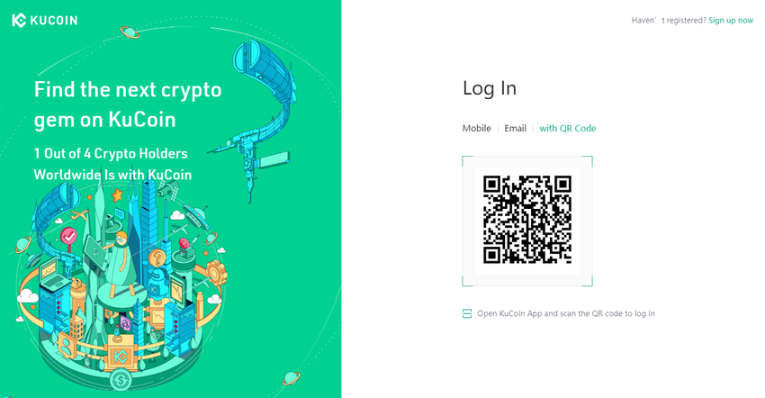 accesso con un codice QR