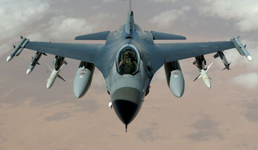 photo of flying fighter jet