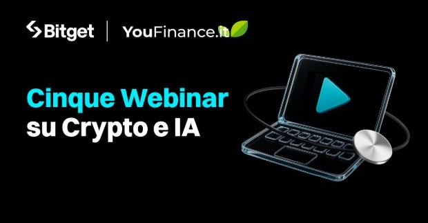 Bitget e Youfinance lanciano una serie di 5 webinar su criptovalute e intelligenza artificiale