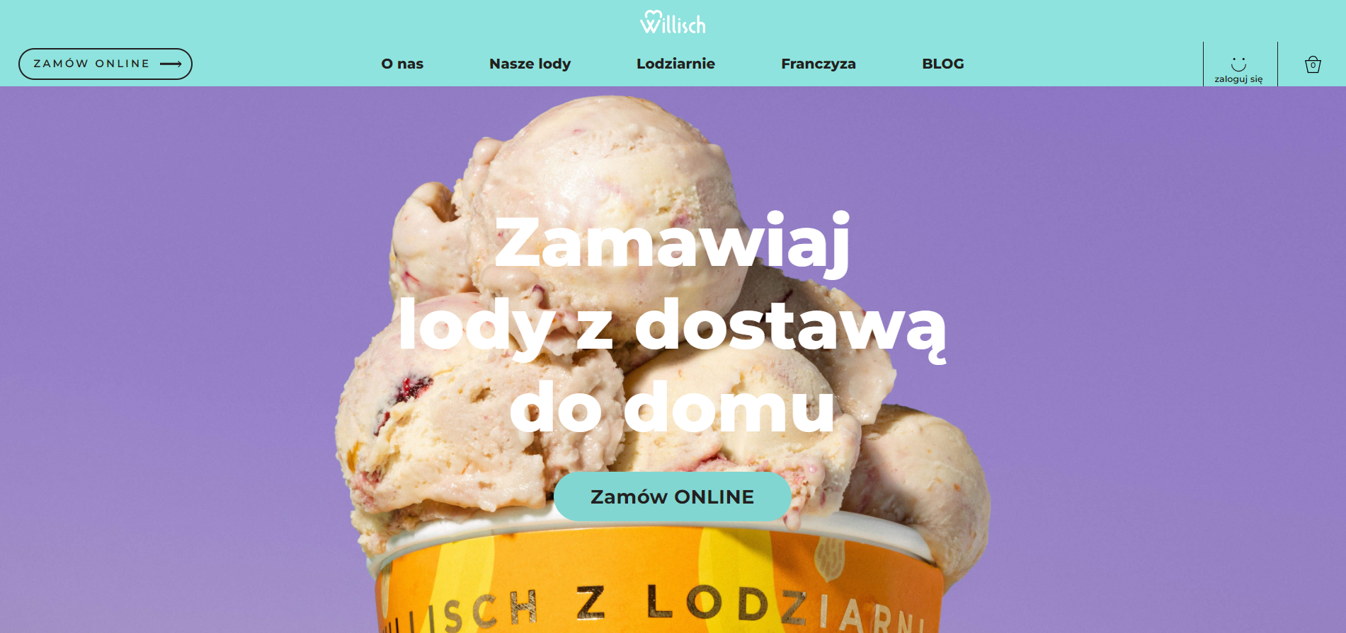 Strona internetowa Lody Willisch