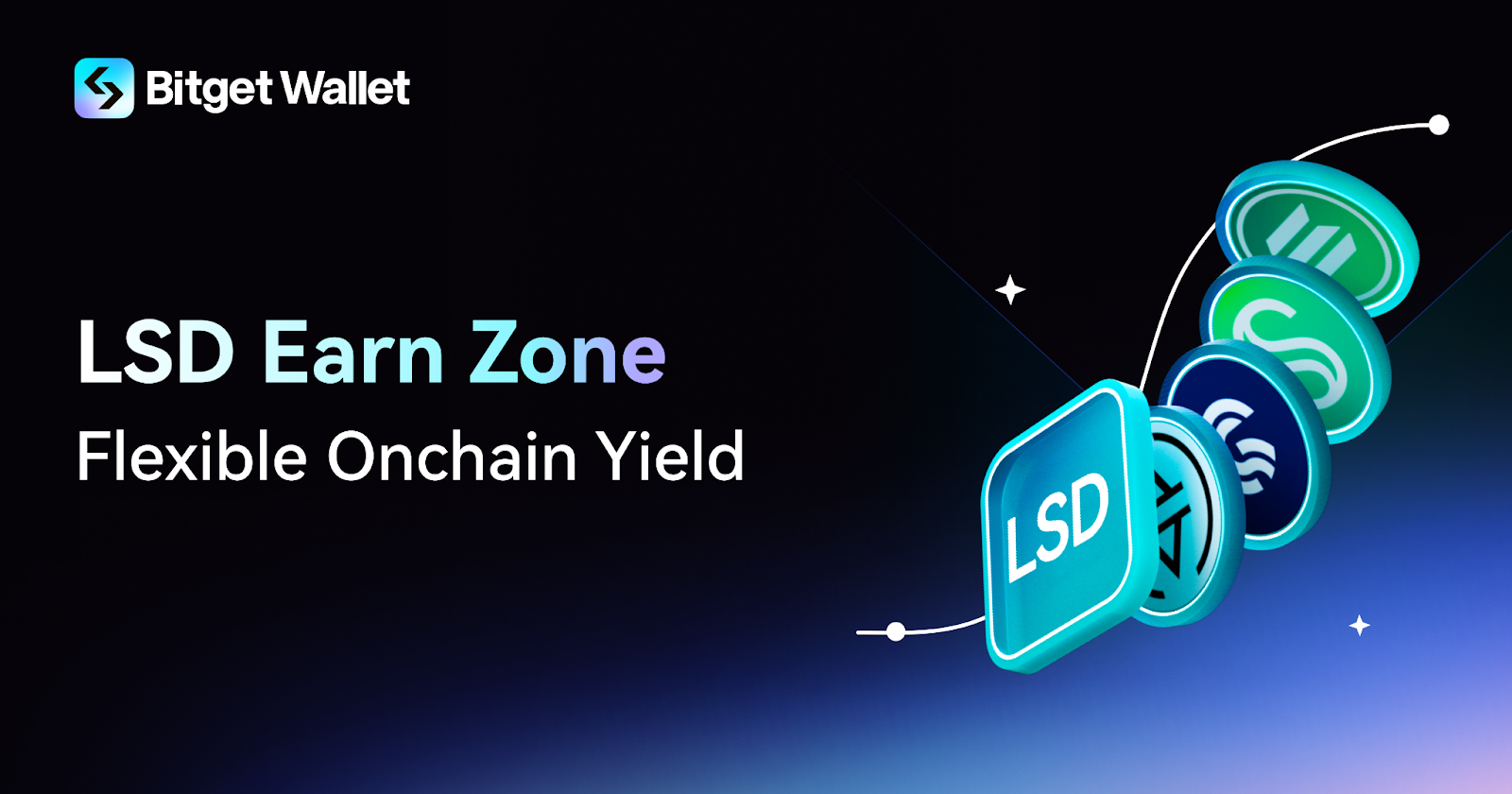 Bitget Wallet เปิดตัว LSD Earn Zone แห่งแรก นำเสนอโอกาสสร้างผลตอบแทนแบบยืดหยุ่นบนบล็อกเชน