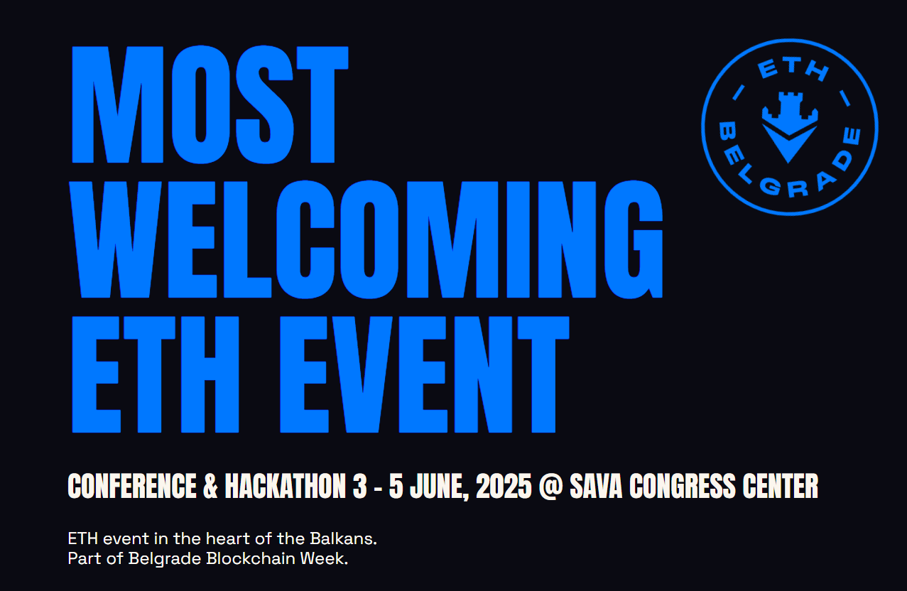 Top eventos Web3 en Europa 2025: BeInCrypto se asocia con ETH Belgrade