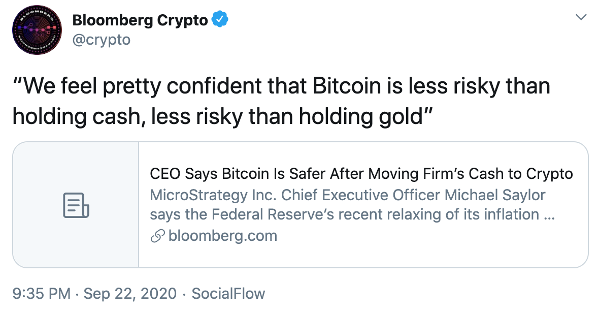 Bloomberg entrevista CEO microstrategy