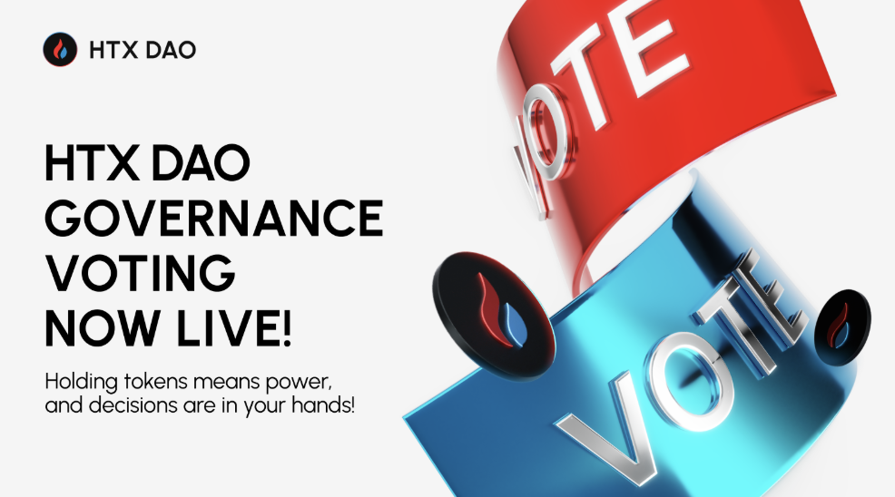 HTX DAO Launches $HTX Holding-Based Voting Mechanism, Ushering in a New Era of Decentralized Governance