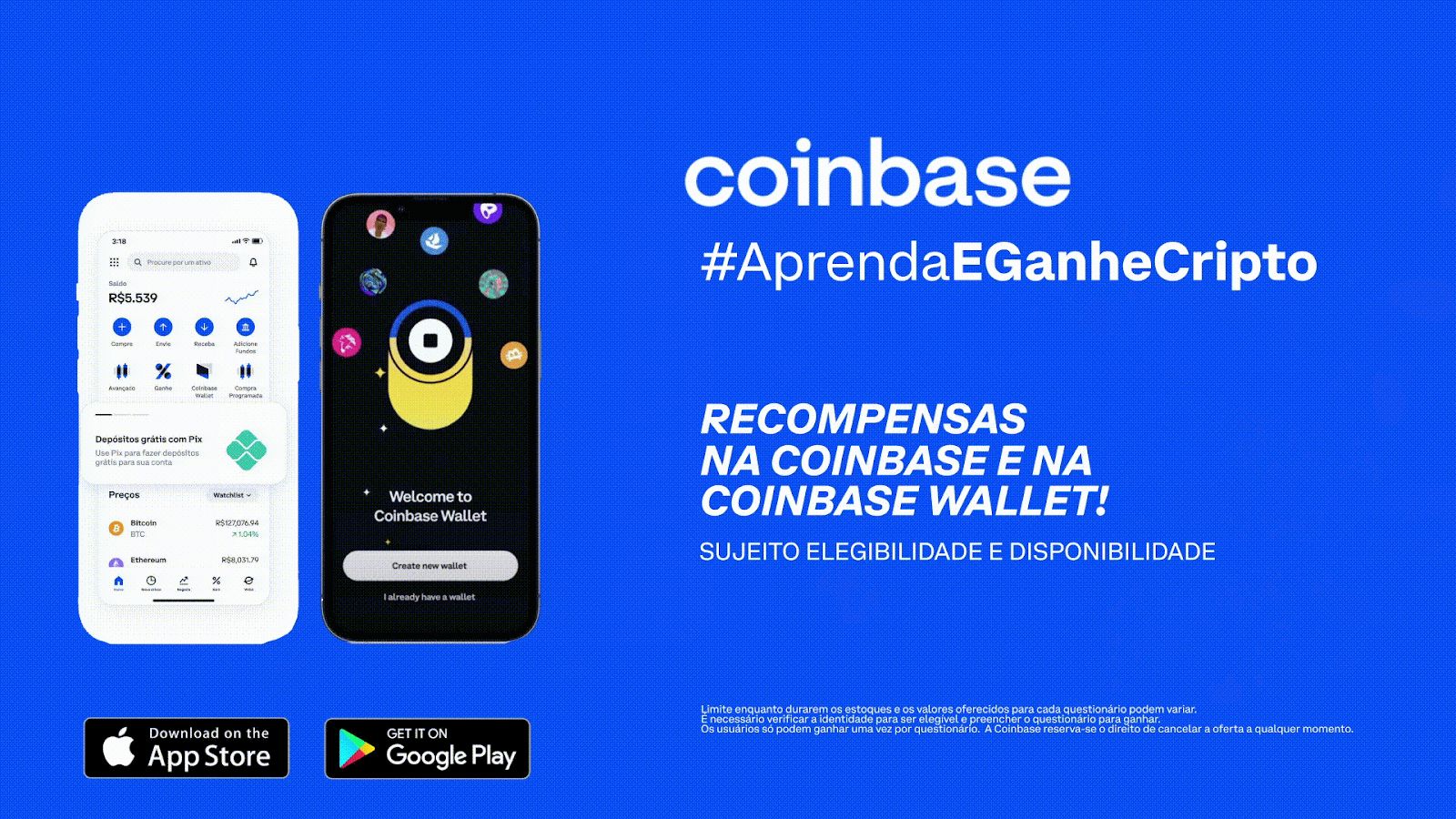 Coinbase: 40.000 brasileiros já se beneficiaram com R$7 Milhões em Recompensas de Aprendizagem da Coinbase
