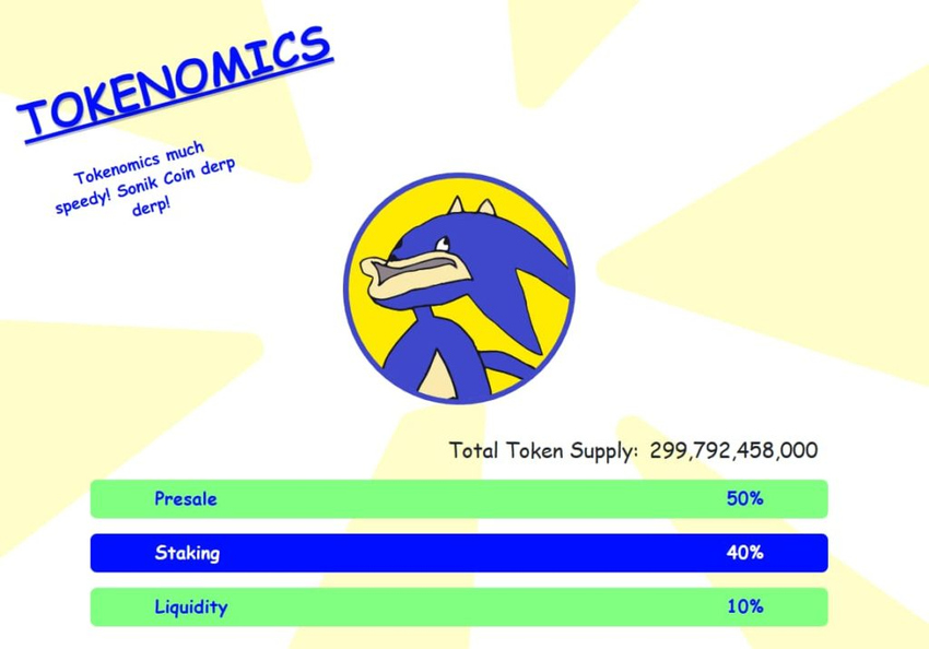 tokenomics Sonik Coin