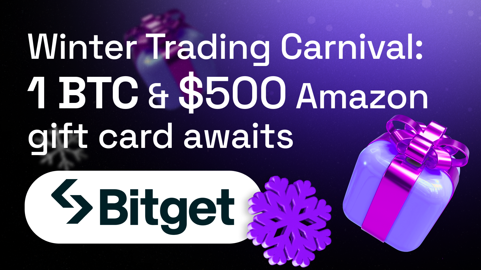  Bitget | 1 BTC prize pool