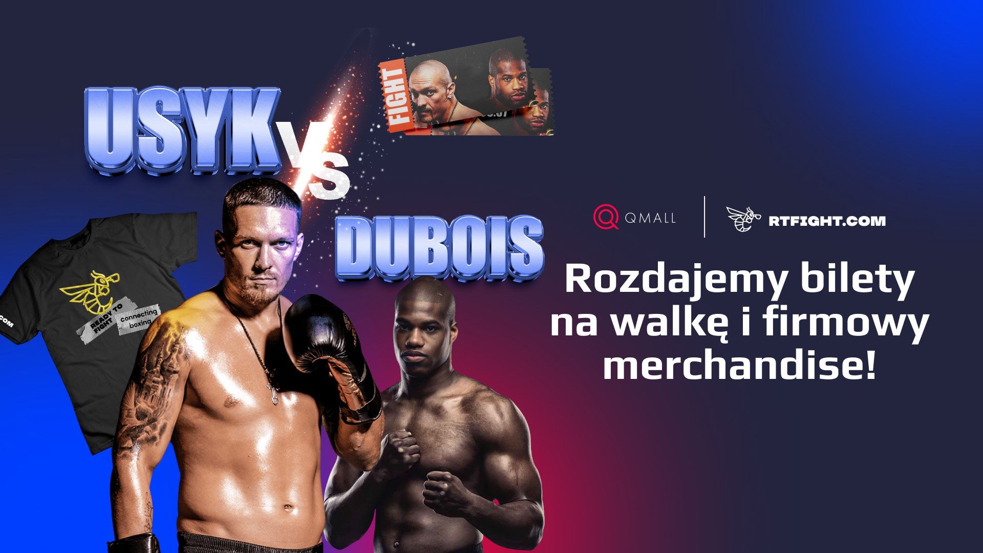 Usyk, ambasador QMALL, walczy o tytuł wagi ciężkiej