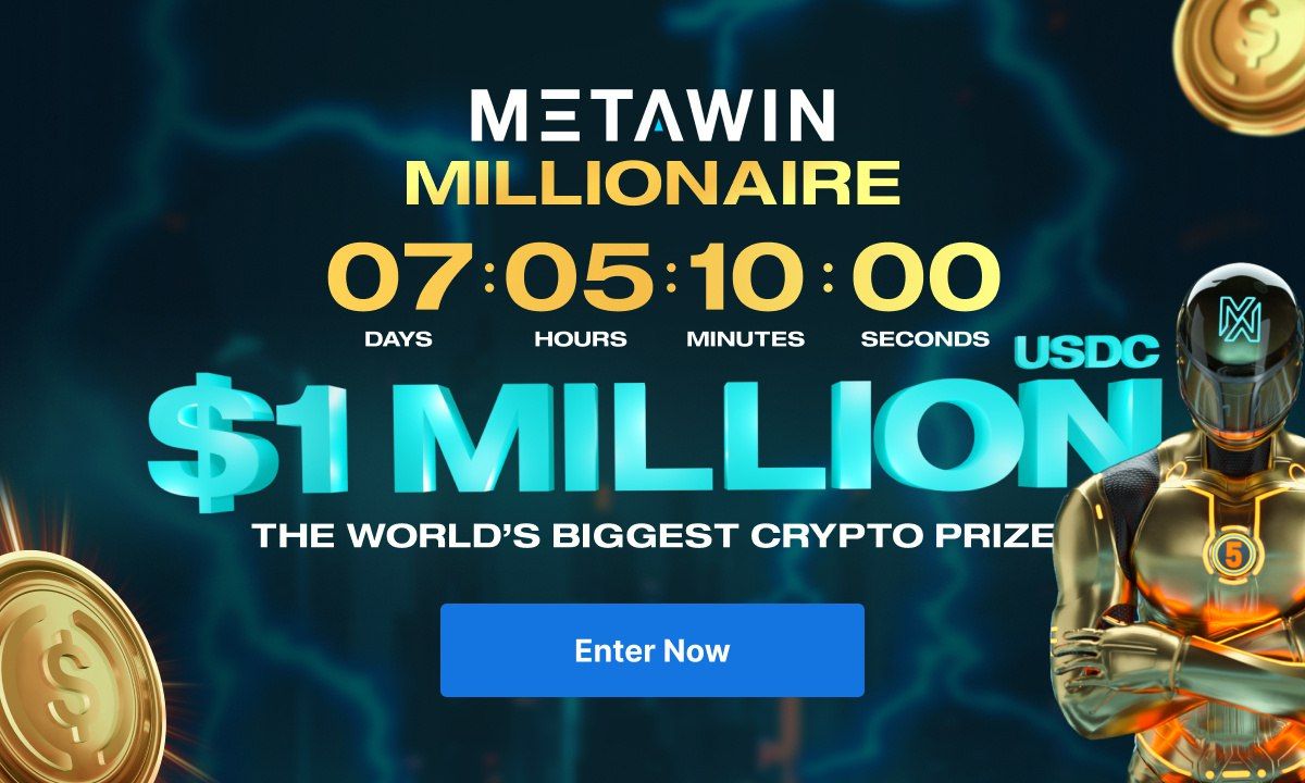 Revolutionary Blockchain Competition Platform, MetaWin, Counts Down to Massive $1 Million Dollar Prize Draw