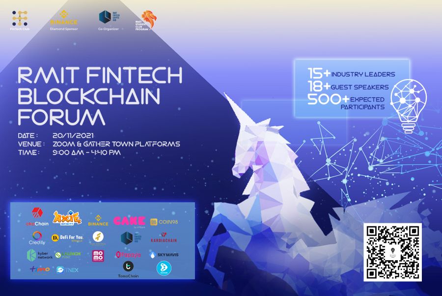 Sự kiện sắp diễn ra: RMIT FINTECH BLOCKCHAIN FORUM 2021