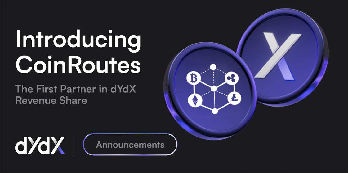 CoinRoutes становится первым партнером dYdX, одобренным правительством