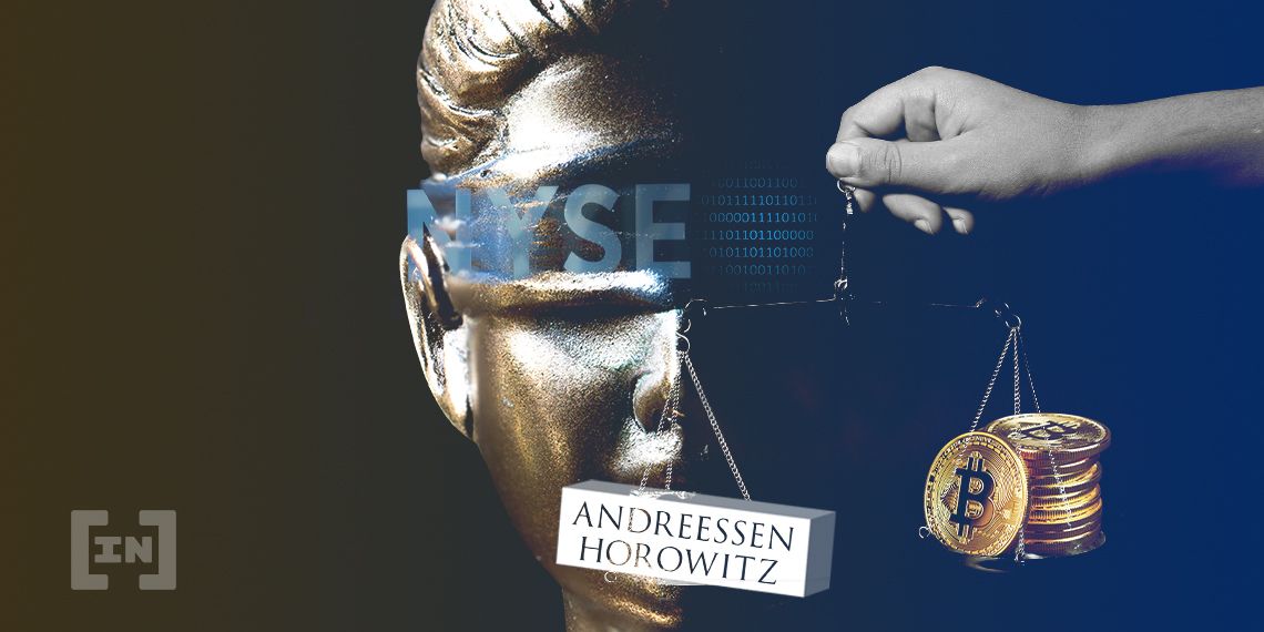 Chief NYSE Regulator Hired as Crypto Advisor for Andreessen Horowitz
