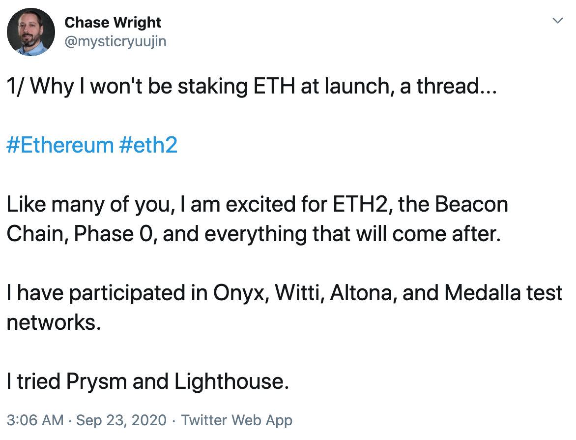 Tuit Craig Wright Eth2