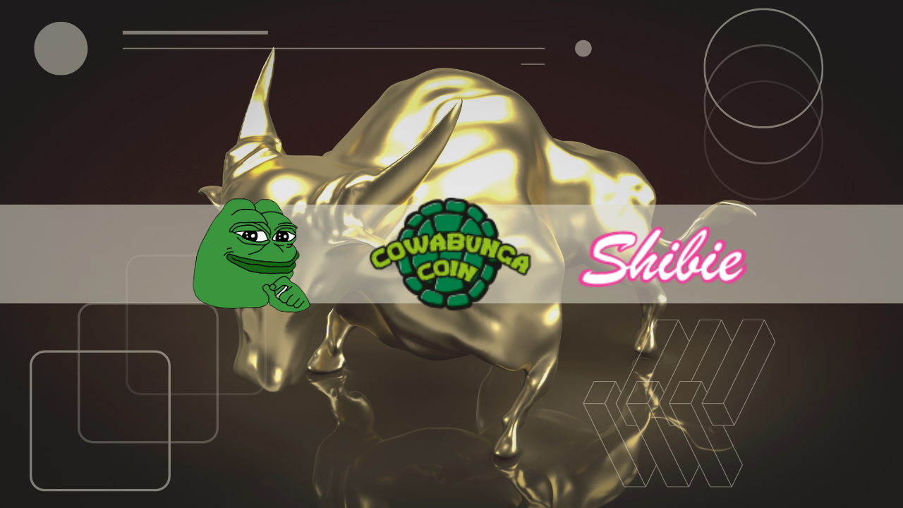 Pepe Coin Price Sees Bullish Rebound, As New Meme Coins Cowabunga & Shibie Also Pump