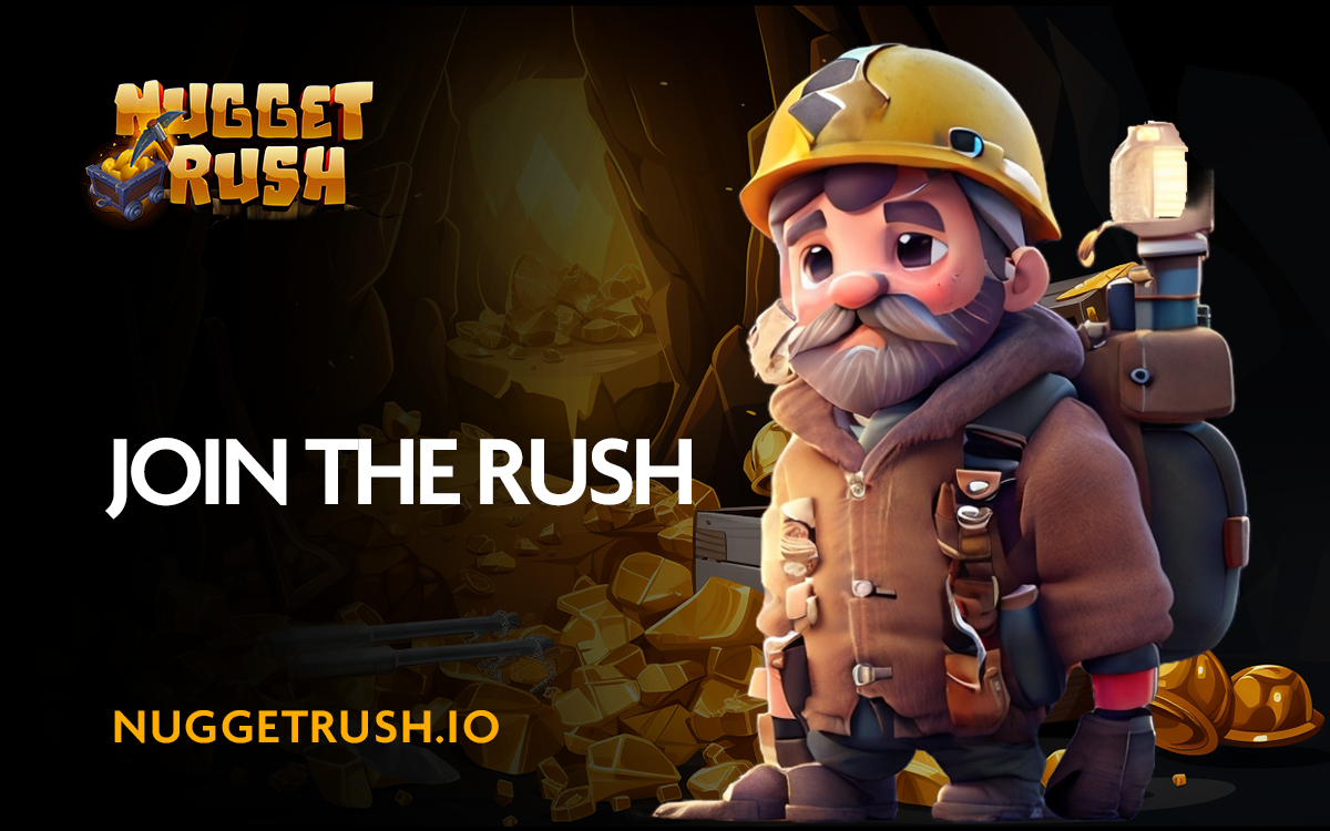 Las criptomonedas meme Bonk (43%) y NuggetRush (20%), se encuentran en movimientos ascendentes