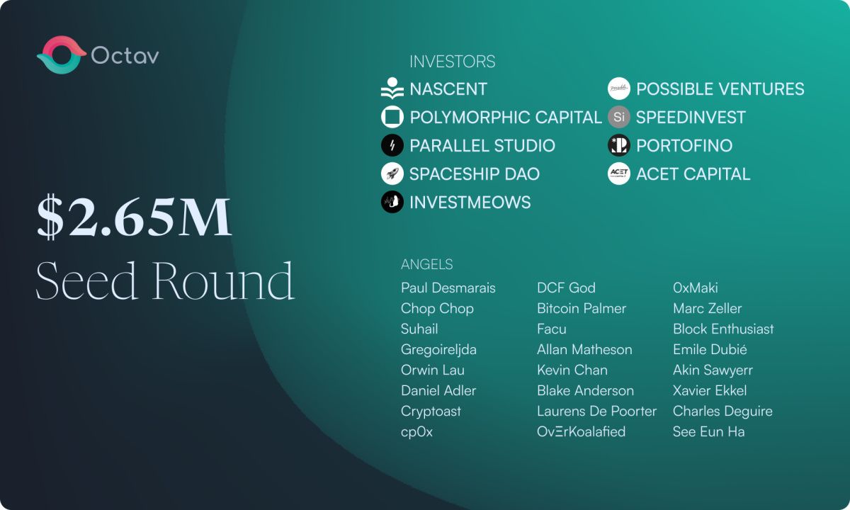 Octav raccoglie 2,65 milioni per aiutare a etichettare le transazioni DeFi