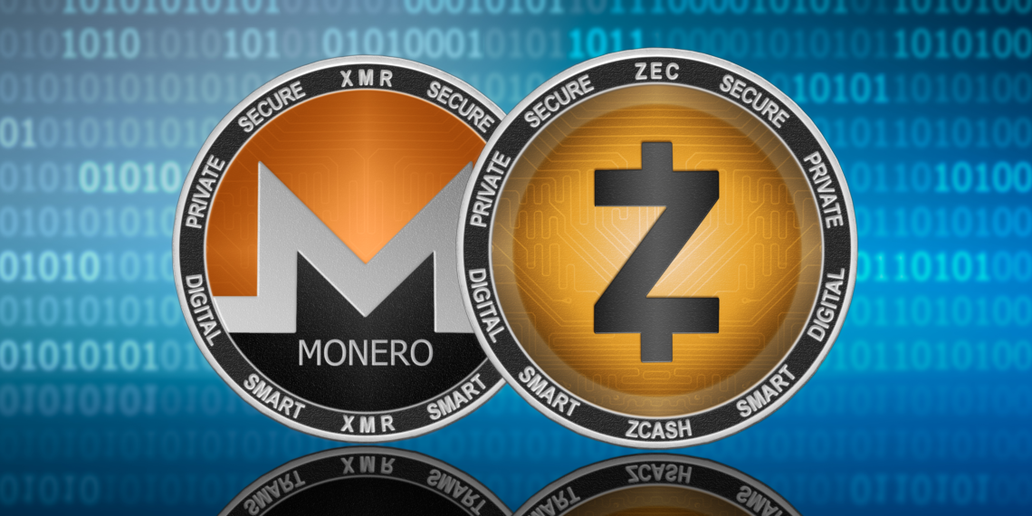 Monero (XMR) Zcash (ZEC)