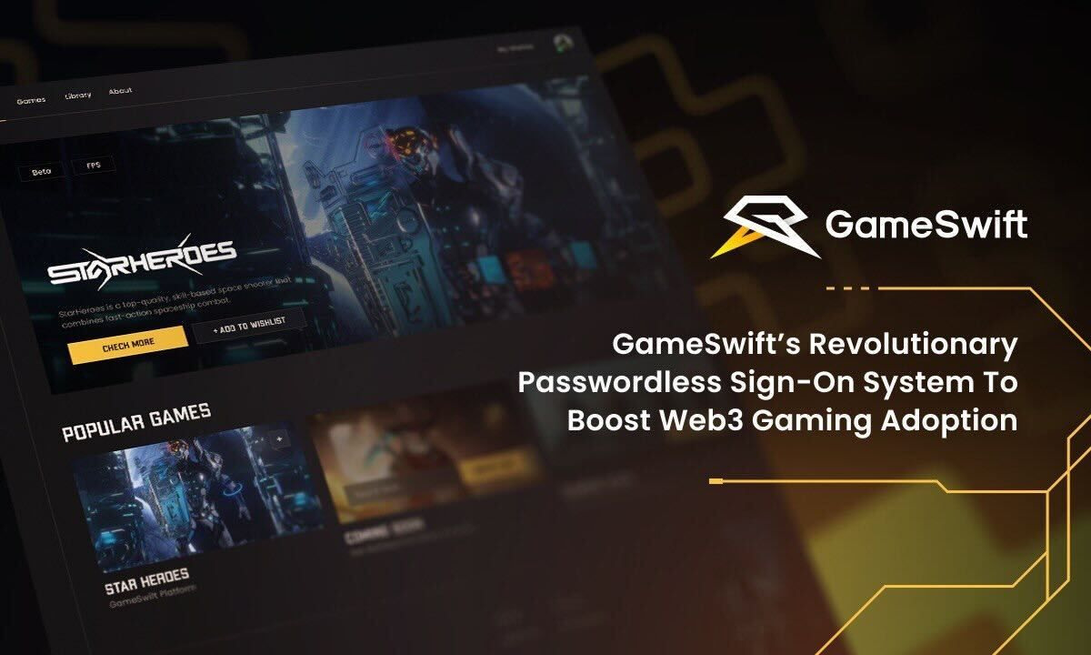 GameSwift’s Revolutionary Passwordless Sign-on System To Boost Web3 Gaming Adoption
